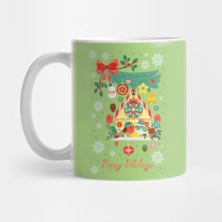 Happy holidays birdy Mug